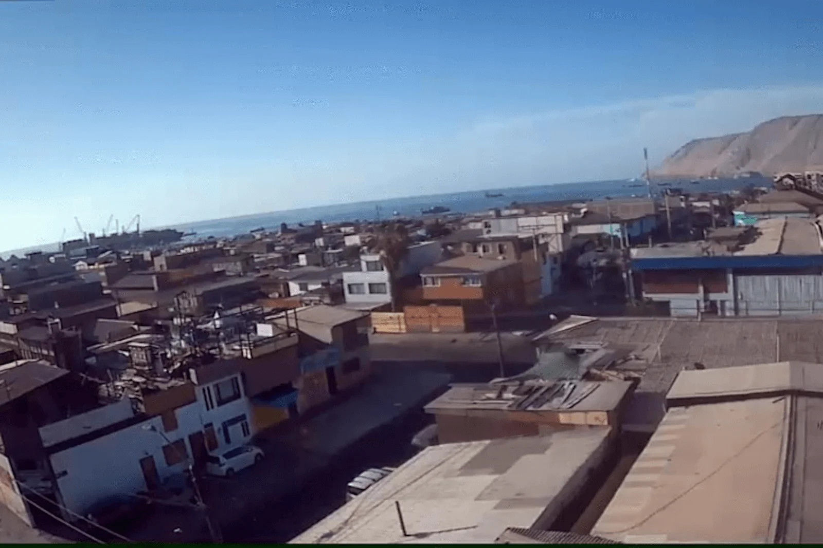 Vista panorámica del sector y entorno habitacional cercano al Complejo Comercial e Industrial en Iquique